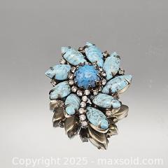 MaxSold Auction: Vintage Mid-Century Silver-Tone Floral Brooch/Pin - Hatboro (Pennsylvania, USA) PARTNER MANAGED Estate Sale Online Auction -  Jacksonville Road
