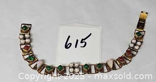 MaxSold Auction: vintage Renaissance Revival-style gold-toned bracelet with various stones - Hatboro (Pennsylvania, USA) PARTNER MANAGED Estate Sale Online Auction -  Jacksonville Road
