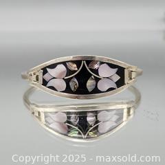 MaxSold Auction: Vintage Silver-Tone Hinged Floral Cuff Bracelet (Small) - Hatboro (Pennsylvania, USA) PARTNER MANAGED Estate Sale Online Auction -  Jacksonville Road