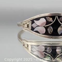 MaxSold Auction: Vintage Silver-Tone Hinged Floral Cuff Bracelet (Small) - Hatboro (Pennsylvania, USA) PARTNER MANAGED Estate Sale Online Auction -  Jacksonville Road