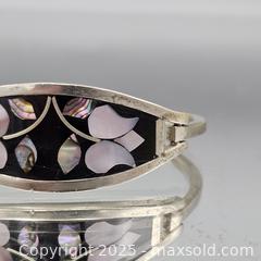 MaxSold Auction: Vintage Silver-Tone Hinged Floral Cuff Bracelet (Small) - Hatboro (Pennsylvania, USA) PARTNER MANAGED Estate Sale Online Auction -  Jacksonville Road