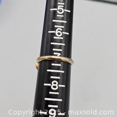 MaxSold Auction: Women&#39;s Yellow Gold-Tone Crescent Moon Ring, Size 7 - Hatboro (Pennsylvania, USA) PARTNER MANAGED Estate Sale Online Auction -  Jacksonville Road