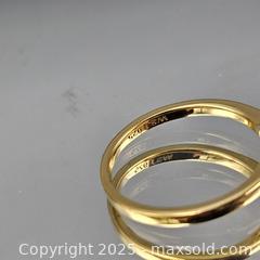 MaxSold Auction: Yellow Gold Sterling Silver Ring with Round Red Stone, US 8 - Hatboro (Pennsylvania, USA) PARTNER MANAGED Estate Sale Online Auction -  Jacksonville Road