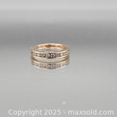 MaxSold Auction: Yellow/Rose Gold Channel-Set Round Stone Band - Hatboro (Pennsylvania, USA) PARTNER MANAGED Estate Sale Online Auction -  Jacksonville Road