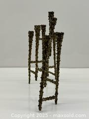 MaxSold Auction: 1960s MCM Brutalist Brass Candleholder Menorah - Toronto (Ontario, Canada) PARTNER MANAGED Estate Sale Online Auction - Esander Drive (STORAGE)