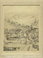 MaxSold Auction: Albert Edward Harris Signed Newfoundland Etching  - Toronto (Ontario, Canada) PARTNER MANAGED Estate Sale Online Auction - Esander Drive (STORAGE)