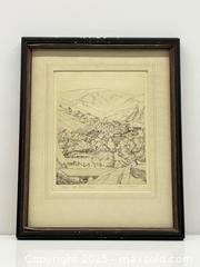 MaxSold Auction: Albert Edward Harris Signed Newfoundland Etching  - Toronto (Ontario, Canada) PARTNER MANAGED Estate Sale Online Auction - Esander Drive (STORAGE)