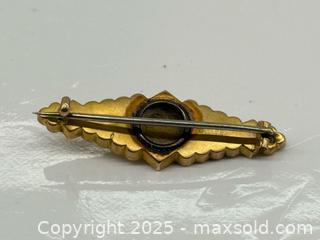 MaxSold Auction: Antique 9K Gold Mourning Pin + Original Box  - Toronto (Ontario, Canada) PARTNER MANAGED Estate Sale Online Auction - Esander Drive (STORAGE)