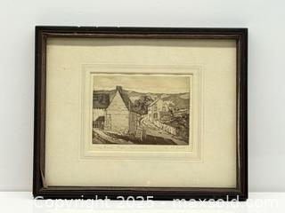 MaxSold Auction: Antique Albert Edward Harris Newfoundland Etching  - Toronto (Ontario, Canada) PARTNER MANAGED Estate Sale Online Auction - Esander Drive (STORAGE)