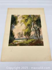 MaxSold Auction: Antique Aquatint Print  - Toronto (Ontario, Canada) PARTNER MANAGED Estate Sale Online Auction - Esander Drive (STORAGE)