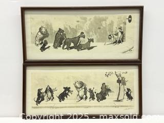 MaxSold Auction: Boris O’Klein Dirty Dogs of Paris Prints  - Toronto (Ontario, Canada) PARTNER MANAGED Estate Sale Online Auction - Esander Drive (STORAGE)