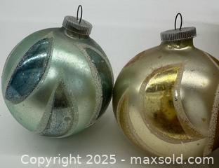 MaxSold Auction: Box of Old Glass Christmas Ornaments  - Toronto (Ontario, Canada) PARTNER MANAGED Estate Sale Online Auction - Esander Drive (STORAGE)