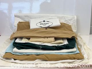 MaxSold Auction: Designer Shoe Dust Bags  - Toronto (Ontario, Canada) PARTNER MANAGED Estate Sale Online Auction - Esander Drive (STORAGE)