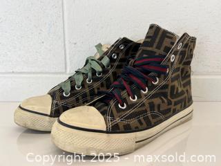 MaxSold Auction: Fendi Canvas High Top Sneakers sz 39 Shoes - Toronto (Ontario, Canada) PARTNER MANAGED Estate Sale Online Auction - Esander Drive (STORAGE)