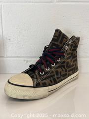 MaxSold Auction: Fendi Canvas High Top Sneakers sz 39 Shoes - Toronto (Ontario, Canada) PARTNER MANAGED Estate Sale Online Auction - Esander Drive (STORAGE)