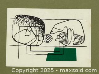 MaxSold Auction: Framed Pair of Le Corbusier Lithographs  - Toronto (Ontario, Canada) PARTNER MANAGED Estate Sale Online Auction - Esander Drive (STORAGE)