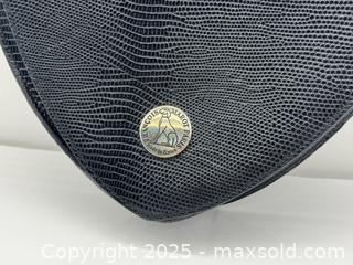 MaxSold Auction: Francois Marot Black Leather Satchel Bag  - Toronto (Ontario, Canada) PARTNER MANAGED Estate Sale Online Auction - Esander Drive (STORAGE)