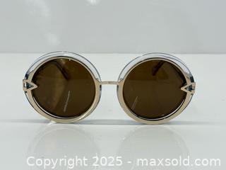 MaxSold Auction: Karen Walker Clear + Gold Orbit Sunglasses  - Toronto (Ontario, Canada) PARTNER MANAGED Estate Sale Online Auction - Esander Drive (STORAGE)
