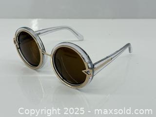 MaxSold Auction: Karen Walker Clear + Gold Orbit Sunglasses  - Toronto (Ontario, Canada) PARTNER MANAGED Estate Sale Online Auction - Esander Drive (STORAGE)