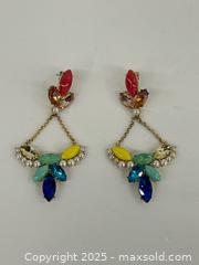 MaxSold Auction: Lulu Frost Rhinestone Drop Earrings  - Toronto (Ontario, Canada) PARTNER MANAGED Estate Sale Online Auction - Esander Drive (STORAGE)