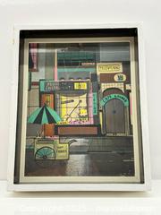 MaxSold Auction: MCM Signed Streetscape Watercolour Painting  - Toronto (Ontario, Canada) PARTNER MANAGED Estate Sale Online Auction - Esander Drive (STORAGE)