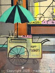 MaxSold Auction: MCM Signed Streetscape Watercolour Painting  - Toronto (Ontario, Canada) PARTNER MANAGED Estate Sale Online Auction - Esander Drive (STORAGE)