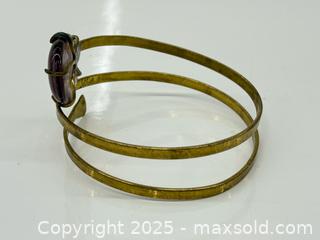 MaxSold Auction: MCM Vintage Rafael Hand Made Brass + Glass Bracelet  - Toronto (Ontario, Canada) PARTNER MANAGED Estate Sale Online Auction - Esander Drive (STORAGE)