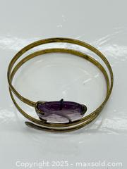 MaxSold Auction: MCM Vintage Rafael Hand Made Brass + Glass Bracelet  - Toronto (Ontario, Canada) PARTNER MANAGED Estate Sale Online Auction - Esander Drive (STORAGE)