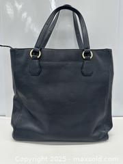 MaxSold Auction: Michael Kors Black Leather Tote Bag  - Toronto (Ontario, Canada) PARTNER MANAGED Estate Sale Online Auction - Esander Drive (STORAGE)