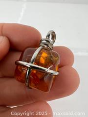 MaxSold Auction: Modern Amber + Silver Pendant - Toronto (Ontario, Canada) PARTNER MANAGED Estate Sale Online Auction - Esander Drive (STORAGE)