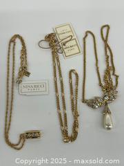 MaxSold Auction: Nina Ricci Jewelry Lot New with Tags  - Toronto (Ontario, Canada) PARTNER MANAGED Estate Sale Online Auction - Esander Drive (STORAGE)