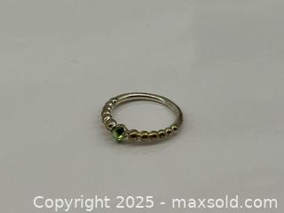 MaxSold Auction: Pandora Spring Green Beaded Sterling Silver Ring in Original Box - Toronto (Ontario, Canada) PARTNER MANAGED Estate Sale Online Auction - Esander Drive (STORAGE)