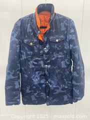 MaxSold Auction: Pierre Cardin Reversible Orange + Blue Camouflage Men’s Puffer Jacket L - Toronto (Ontario, Canada) PARTNER MANAGED Estate Sale Online Auction - Esander Drive (STORAGE)