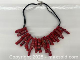 MaxSold Auction: Red Branch Coral Necklace - Toronto (Ontario, Canada) PARTNER MANAGED Estate Sale Online Auction - Esander Drive (STORAGE)