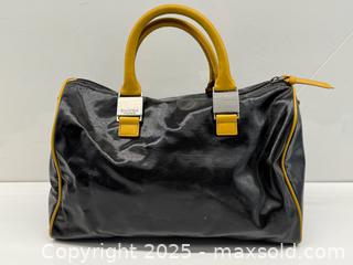 MaxSold Auction: Simply Vera Vera Wang Black + Mustard Yellow Satchel Handbag - Toronto (Ontario, Canada) PARTNER MANAGED Estate Sale Online Auction - Esander Drive (STORAGE)