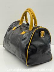 MaxSold Auction: Simply Vera Vera Wang Black + Mustard Yellow Satchel Handbag - Toronto (Ontario, Canada) PARTNER MANAGED Estate Sale Online Auction - Esander Drive (STORAGE)
