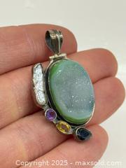 MaxSold Auction: Sterling Silver + Geode + Pearl + Gemstone Pendant  - Toronto (Ontario, Canada) PARTNER MANAGED Estate Sale Online Auction - Esander Drive (STORAGE)