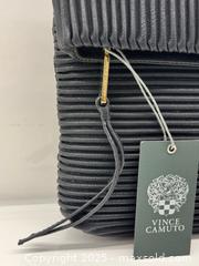 MaxSold Auction: Vince Camuto Karli Black Ribbed Clutch Purse BNWT - Toronto (Ontario, Canada) PARTNER MANAGED Estate Sale Online Auction - Esander Drive (STORAGE)