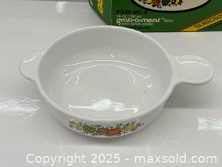 MaxSold Auction: Vintage Corning Ware Spice O’Life Dish with Glass Cover New Old Stock - Toronto (Ontario, Canada) PARTNER MANAGED Estate Sale Online Auction - Esander Drive (STORAGE)