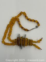 MaxSold Auction: Vintage Czech Pressed Amber Glass Beaded Necklace - Toronto (Ontario, Canada) PARTNER MANAGED Estate Sale Online Auction - Esander Drive (STORAGE)