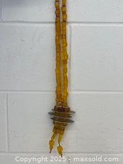 MaxSold Auction: Vintage Czech Pressed Amber Glass Beaded Necklace - Toronto (Ontario, Canada) PARTNER MANAGED Estate Sale Online Auction - Esander Drive (STORAGE)