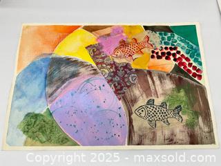 MaxSold Auction: Vintage Hanni Rothschild Mixed Media Abstract Canadian Artist  - Toronto (Ontario, Canada) PARTNER MANAGED Estate Sale Online Auction - Esander Drive (STORAGE)