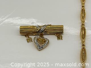 MaxSold Auction: Vintage Nina Ricci + D’Orlan Gold Toned Jewelry  - Toronto (Ontario, Canada) PARTNER MANAGED Estate Sale Online Auction - Esander Drive (STORAGE)