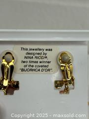 MaxSold Auction: Vintage Nina Ricci Earrings New Old Stock  - Toronto (Ontario, Canada) PARTNER MANAGED Estate Sale Online Auction - Esander Drive (STORAGE)