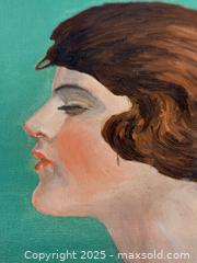 MaxSold Auction: Vintage Oil on Canvas Portrait of a Woman  - Toronto (Ontario, Canada) PARTNER MANAGED Estate Sale Online Auction - Esander Drive (STORAGE)