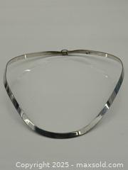 MaxSold Auction: Vintage Sterling Silver Smooth Choker Necklace - Toronto (Ontario, Canada) PARTNER MANAGED Estate Sale Online Auction - Esander Drive (STORAGE)