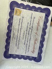 MaxSold Auction: Lewis Hamilton sign picture with coa  - Brampton (Ontario, Canada) PARTNER MANAGED Commercial Liquidation Online Auction - Rosedale Avenue West