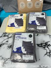 MaxSold Auction: Lot of king pillow cases new  - Brampton (Ontario, Canada) PARTNER MANAGED Commercial Liquidation Online Auction - Rosedale Avenue West