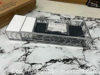 MaxSold Auction: Moon Phase Wall Shelves Black Silver, 3 Pack Small Floating Book Plant Shelves  - Brampton (Ontario, Canada) PARTNER MANAGED Commercial Liquidation Online Auction - Rosedale Avenue West