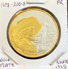 MaxSold Auction: 1608-2008 Cdn. Silver Proof Quebec City 400th Anniversary 1 Dollar  - Newmarket (Ontario, Canada) PARTNER MANAGED Reseller Online Auction - Walter Avenue